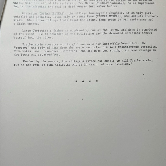 RARE 1967 Frankenstein Created Woman Film Original Memorabilia Set - Picture 4 of 12